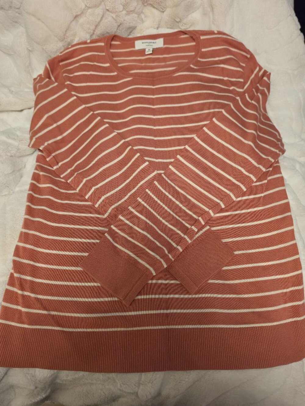 Orange Stripe Banana Republic Sweater